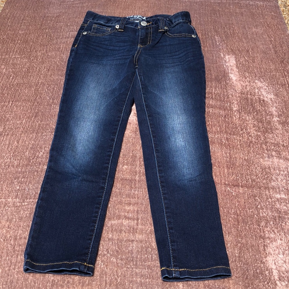 Girls' Mid-Rise Super Skinny Straight Jeans - Cat & Jack Size 6x